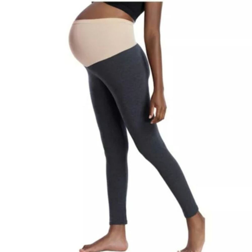 Motherhood Leggings Over The Belly